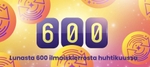 Nappaa jopa 600 kierrosta Wildzilta huhtikuussa!