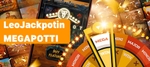 Uusi LeoJackpot - Voita jopa 5 miljoonaa extraa kolikkopeleistä!