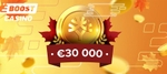 Taivaalta tippuu 30 000€ edestä käteispalkintoja Boost Casinolla!