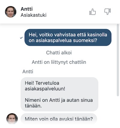 Fambetin asiakaspalvelu