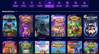 GeniePlay Casino eksklusiiviset pelit