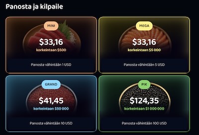Pike Casinon PIK-jackpotit