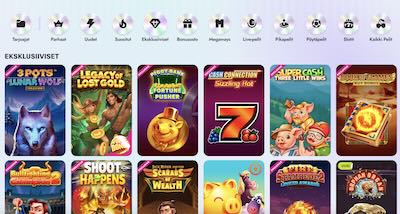 Vipsta Casinon ekslusiiviset pelit